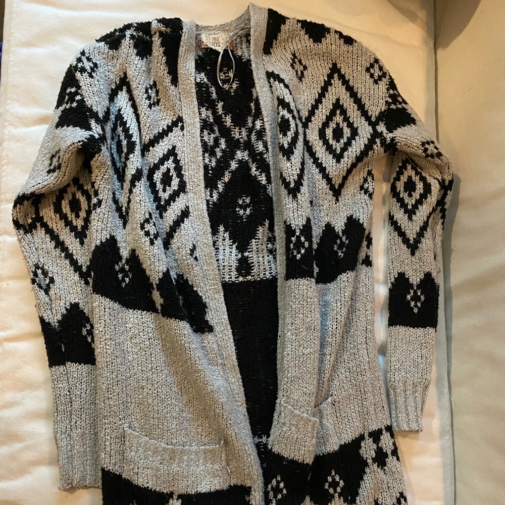 Pink rose Long Sweater